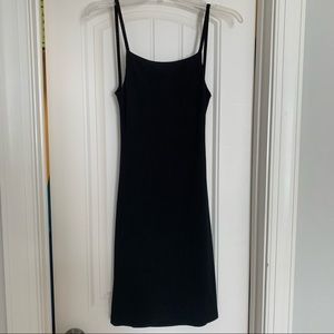 Missguided ribbed scoop back bodycon dress